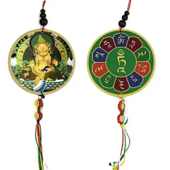 Pendentif Zhambala & Dorje