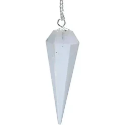 Pendule Cristal de Roche à facette