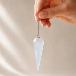 Pendule Cristal de Roche à facette