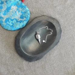 Pendule en laiton chromé | Pointe