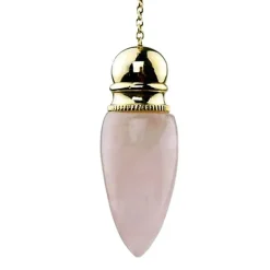 Pendule Quartz Rose et Laiton | Conique