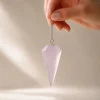 Pendule Quartz Rose à facette