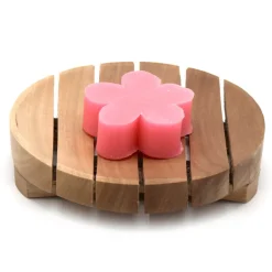 Porte Savon bois luxe - Rond