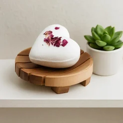 Porte Savon bois luxe - Rond