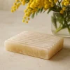 Porte savon carré en Onyx miel